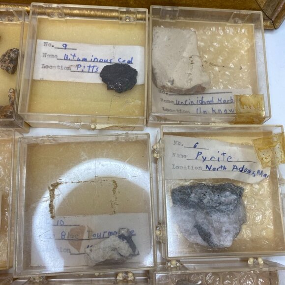 Tiny Crystal and Mineral Lot, Assorted Mixed Crystals and Minerals in case - Picture 3 of 8